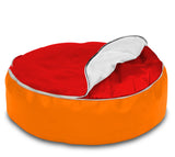 Dolphin Pets Bean Bag Orange/Red-Filled (With Beans)