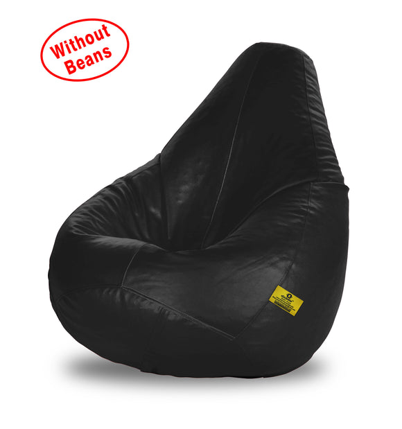 DOLPHIN XL BEAN BAG-BLACK-COVER (Without Beans)