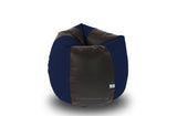 DOLPHIN L BEAN BAG-Black/N.Blue-COVER (Without Beans)
