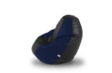 DOLPHIN Original S BEAN BAG-Black/N.Blue-With Fillers/Beans