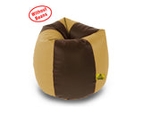 DOLPHIN XL BROWN&FAWN BEAN BAG-COVERS(Without Beans)