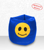DOLPHIN XL Bean Bag R.Blue-Smiley-COVERS(without Beans)