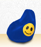 DOLPHIN XL Bean Bag R.Blue-Smiley-FILLED (with Beans)