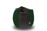 DOLPHIN L BEAN BAG-Black/B.Green-COVER (Without Beans)