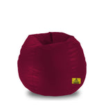 DOLPHIN XL BEAN BAG-Maroon - Filled (With Beans)