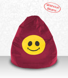 DOLPHIN XL Bean Bag Maroon-Smiley-COVERS(without Beans)