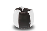 DOLPHIN L BEAN BAG-Black/White-COVER (Without Beans)