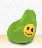 DOLPHIN XL Bean Bag F.Green-Smiley-FILLED (with Beans)