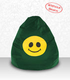 DOLPHIN XL Bean Bag B.Green-Smiley-COVERS(without Beans)