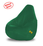DOLPHIN XL BEAN BAG-Bottle Green-COVER (Without Beans)
