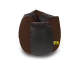 DOLPHIN XL BLACK&BROWN BEAN BAG-FILLED(With Beans)