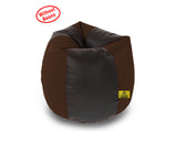 DOLPHIN XL BLACK&BROWN BEAN BAG-COVERS(Without Beans)
