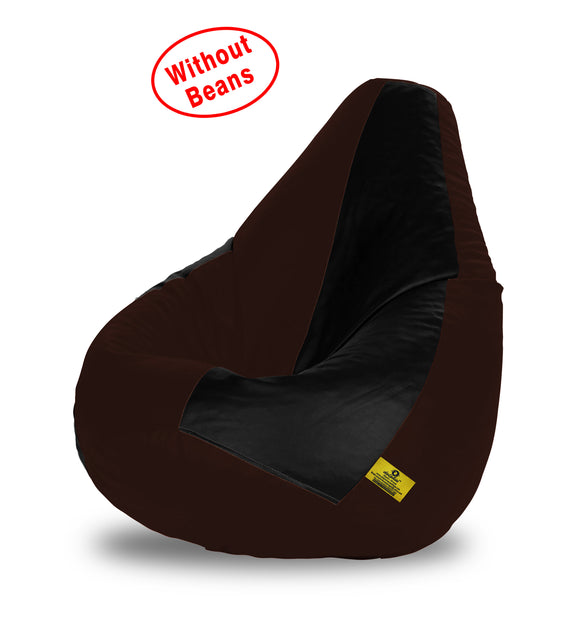 DOLPHIN XL BLACK&BROWN BEAN BAG-COVERS(Without Beans)