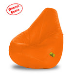 DOLPHIN XL BEAN BAG-Orange-COVER (Without Beans)