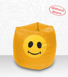 DOLPHIN XL Bean Bag Yellow-Smiley-COVERS(without Beans)