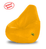DOLPHIN XL BEAN BAG-Yellow-COVER (Without Beans)