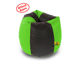DOLPHIN XL BLACK&F.GREEN BEAN BAG-COVERS(Without Beans)