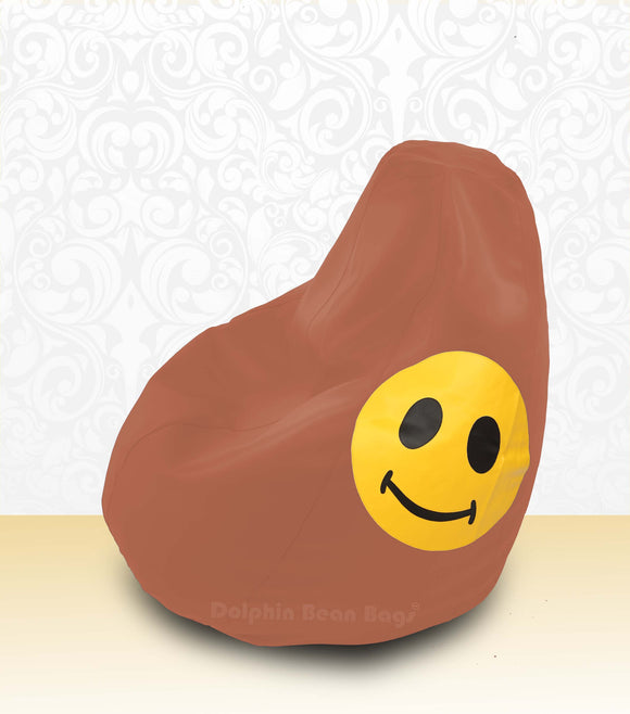 DOLPHIN XL Bean Bag Fawn-Smiley-FILLED (with Beans)