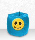 DOLPHIN XL Bean Bag Turquoise-Smiley-FILLED (with Beans)