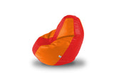 DOLPHIN L BEAN BAG-Red/Orange-COVER (Without Beans)