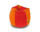 DOLPHIN XL RED&ORANGE BEAN BAG-FILLED(With Beans)