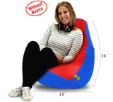 DOLPHIN XL RED&R.BLUE BEAN BAG-COVERS(Without Beans)