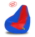 DOLPHIN XL RED&R.BLUE BEAN BAG-COVERS(Without Beans)
