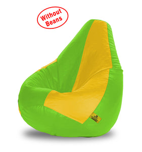 DOLPHIN XL F.GREEN&YELLOW BEAN BAG-COVERS(Without Beans)