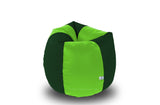 DOLPHIN S Regular BEAN BAG-F.Green/B.Green-COVER (Without Beans)