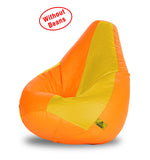DOLPHIN XL ORANGE&YELLOW BEAN BAG-COVERS(Without Beans)