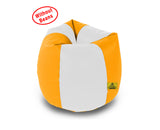 DOLPHIN XL WHITE&YELLOW BEAN BAG-COVERS(Without Beans)