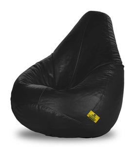 DOLPHIN XXL BEAN BAG-BLACK - Filled (With Beans)