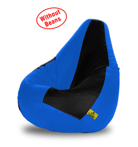DOLPHIN XXL BLACK&R.BLUE BEAN BAG-COVERS(Without Beans)