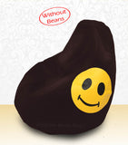 DOLPHIN XXL Bean Bag Brown-Smiley-COVERS(without Beans)