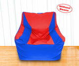 DOLPHIN XXL Beany Chair R.Blue/Red-Cover (Without Beans)