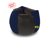 DOLPHIN XXL BLACK&N.BLUE BEAN BAG-COVERS(Without Beans)