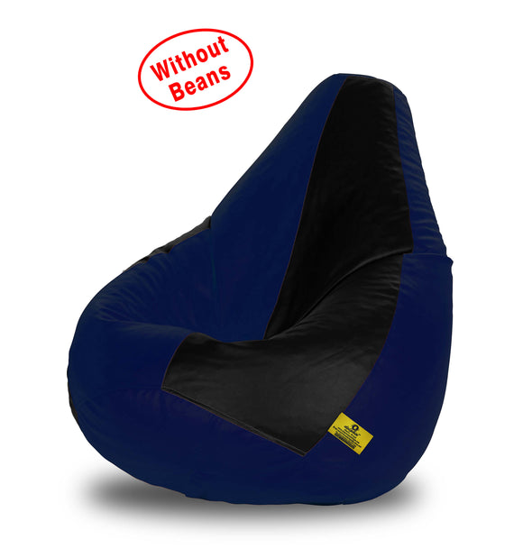 DOLPHIN XXL BLACK&N.BLUE BEAN BAG-COVERS(Without Beans)