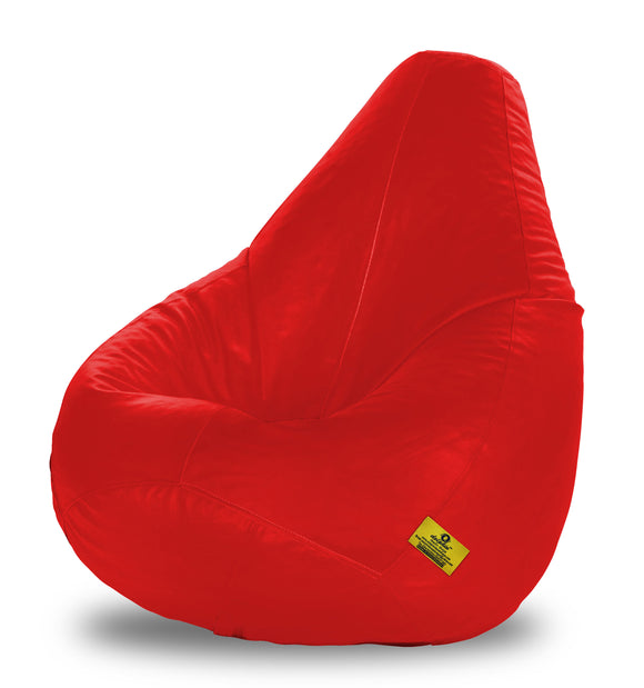 DOLPHIN XXL BEAN BAG-RED - Filled (With Beans)