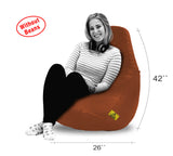 DOLPHIN XXL BEAN BAG-Tan-COVER (Without Beans)