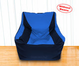 DOLPHIN XXL Beany Chair N.Blue/R.Blue-Cover (Without Beans)