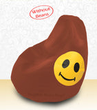 DOLPHIN XXL Bean Bag Tan-Smiley-COVERS(without Beans)
