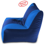 DOLPHIN XXL RECLINER BEAN BAG-N.BLUE/BLUE-COVER (Without Beans)