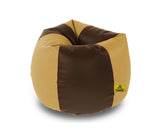 DOLPHIN XXL BROWN&FAWN BEAN BAG-FILLED(With Beans)