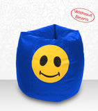DOLPHIN XXL Bean Bag R.Blue-Smiley-COVERS(without Beans)