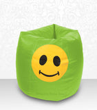 DOLPHIN XXL Bean Bag F.Green-Smiley-FILLED (with Beans)