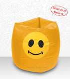 DOLPHIN XXL Bean Bag Yellow-Smiley-COVERS(without Beans)
