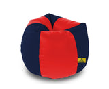 DOLPHIN XXL RED & NAVY BLUE BEAN BAG-FILLED(With Beans)