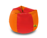 DOLPHIN XXL RED&ORANGE BEAN BAG-FILLED(With Beans)