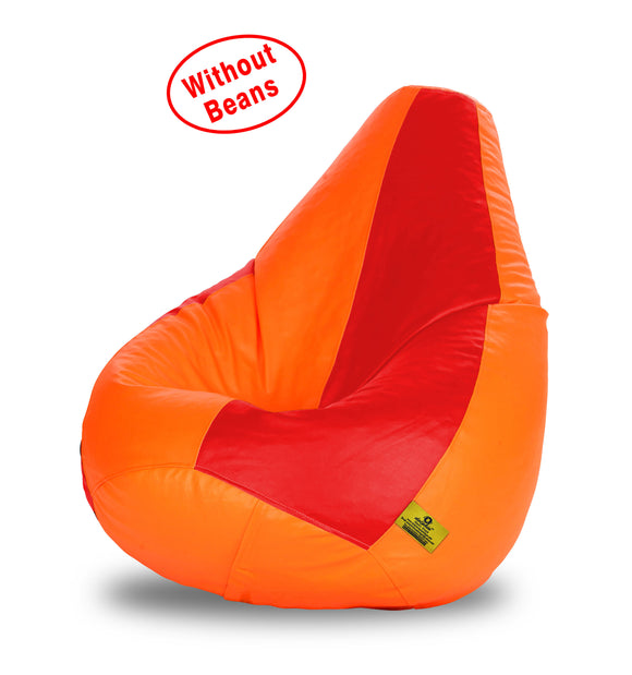DOLPHIN XXL RED&ORANGE BEAN BAG-COVERS(Without Beans)