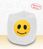 DOLPHIN XXL Bean Bag White-Smiley-COVERS(without Beans)